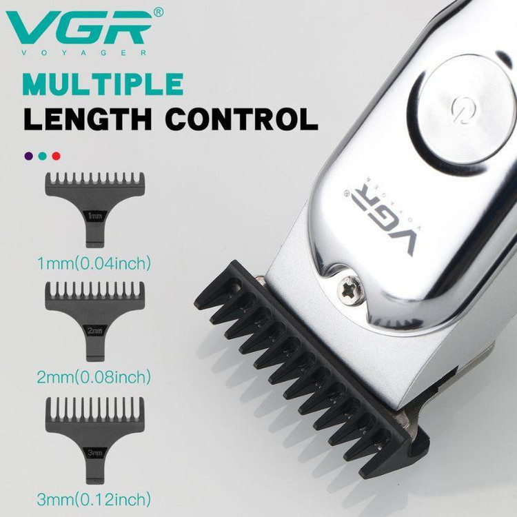 ماشین اصلاح موی سر و صورت وی جی ار مدل PROFESSIONAL V_071
